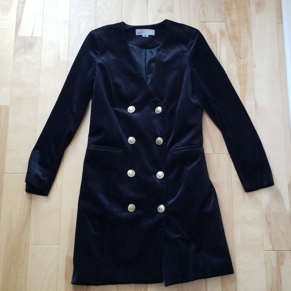 Vers Mode Velvet Dress/Blazer - Picture 3 of 7